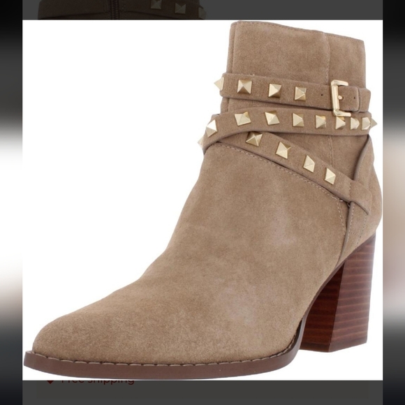 Steve Madden Shoes - Steve Madden Cala Studded Suede Booties Women's Size 7.5